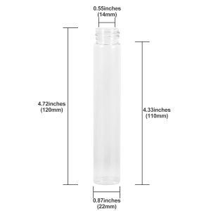 30ml Glass Clear Test Tubes With Screw Caps And Plastic Stoppers, Liquid Sample
