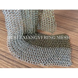 Stainless Steel Architectural Wire Ringmesh Chainmail For Decoration Curtain