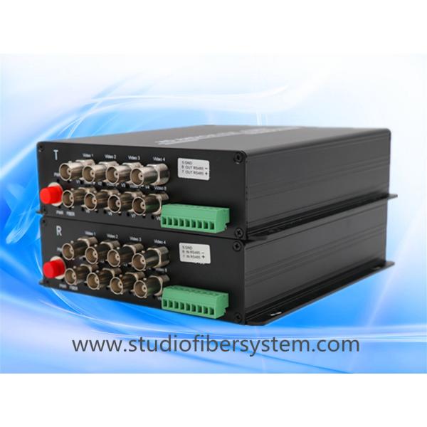 compact 8CH CVI video fiber transmitter and receiver for Dahua/Hikvision 1~5mp