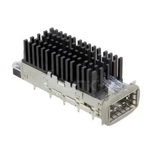 4-2170754-5 QSFP28 Cage with Heat Sink Included Lightpipe