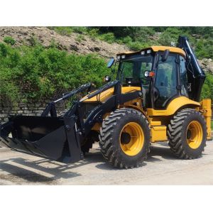 Rotary Load And Unload Towable Mini Excavator Backhoes With Original Mitsubishi