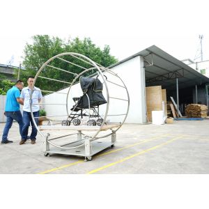 Manual Strollers Testing Machine Baby Carriages 100 ° Turntable