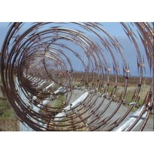 China Hot Dipped Galvanized BTO22 Razor Wire Builds Better Security Barrier Fencing on sale