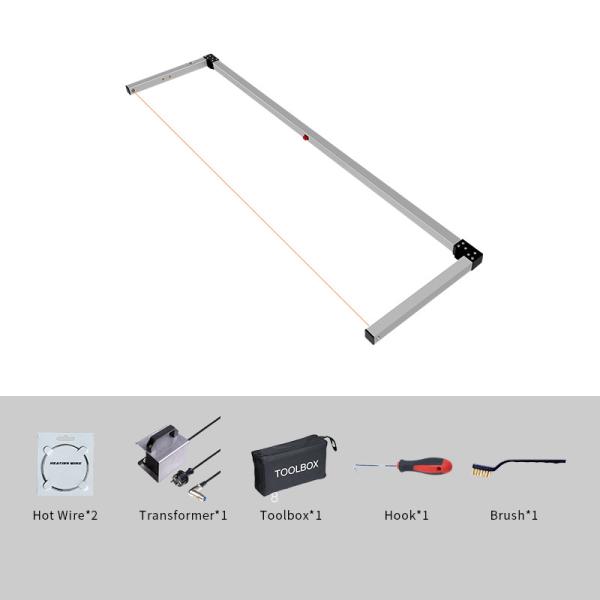 Quality Aluminum Alloy Bow Type Heated Wire Foam Cutter 200W wholesale