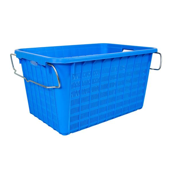 Quality Stackable Mesh Crate for Moving Vegetables Customized Color and Logo Turnover Basket wholesale