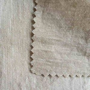 100% Polyester Fabric Plain Weaving Solid Dyeing - Imitate Linen Hand Feel