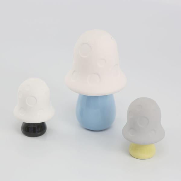 Quality Customized Mushroom Style Ceramic Scent Diffuser With Natural Fragrance Oil wholesale