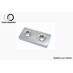 China Bright Bonded Countersunk Neodymium Magnets Durable Long Service Life on sale