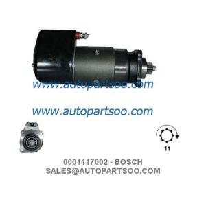 0001416022 0001416024 - BOSCH Starter Motor 24V 5.4KW 9T MOTORES DE ARRANQUE