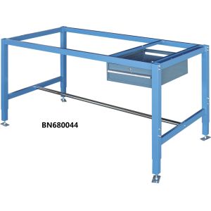 Metal Industrial Work Benches Workbench Drawers 12 Inch With Lock And Pull Bar