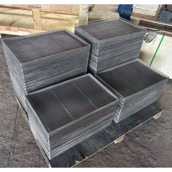 Quality Customized Size Stainless Steel Wire Mesh Tray with 1mm and 1.5mm Wire Diameter for Baking and Cooling wholesale