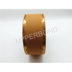 China Yellow Printing Tipping Paper With Hot Stamping Logo And Line on sale