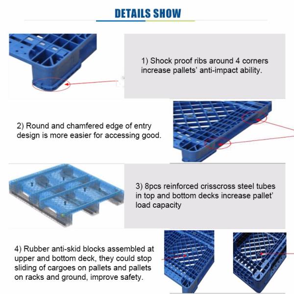 Fumigated plastic Pallet manufacturers For Concrete Block