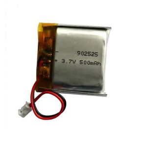 KC CB IEC62133 Approved Rechargeable 3.7v Lithium Polymer Battery 500mah 902525