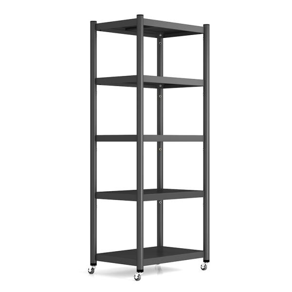 Quality Multi Size Five Layers White Movable Steel Shelf Rack wholesale
