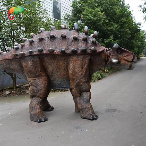 Quality Cloth Animatronic Dinosaur Ankylosaurus Halloween Costume Actor Control Movement wholesale