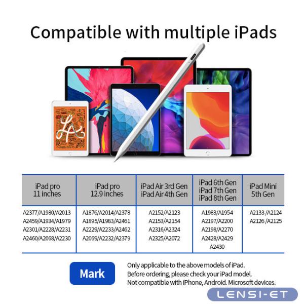 Magnetic Custom Smart Touch Palm Rejection Pencil For IPad