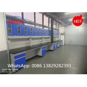 Chemical Resistant Laminate Chemistry Lab Workbench Labortory Furnitures with