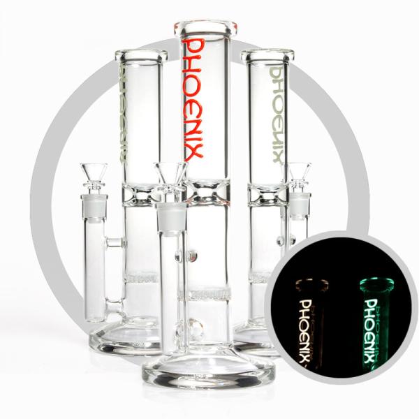 Quality Thick Ice cather Glass Smoking Bongs With Honeycomb Percolator Hookah Bong Water Pipe wholesale