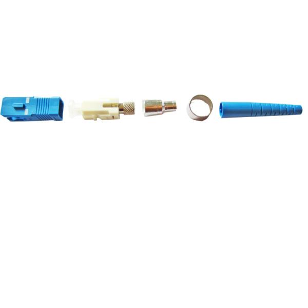 SC UPC 3.0mm Fiber Optic Accessories , SM Single Mode Fiber Connectors