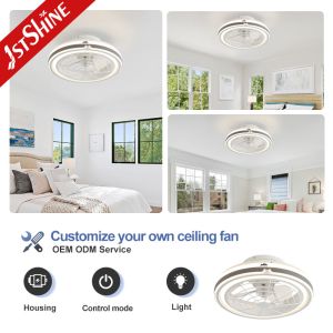 3000-6500K Color Temperature LED Ceiling Fan for Modern and Energy Saving Spaces