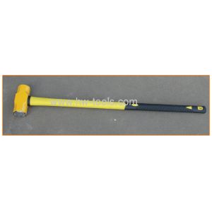 Sledge hammer with fiberglass handle