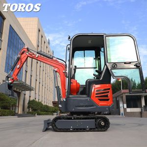 High Maneuverability Tiny Mini Excavator 1.2 Tonne 2870mm Transport Length