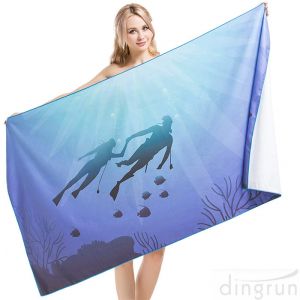 Quick Drying Super Absorbent and Lightweight Microfiber Beach Towel for Adults