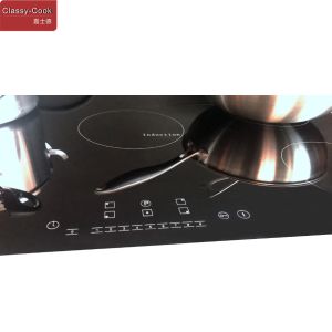 Schott Ceran 240V Ceramic Smooth Glass Free Zone 5 Burner Induction Hob Built In