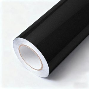 China OEM / ODM Frosted Vinyl Wrap Waterproof Black Vinyl Wrap Roll HYM1112 on sale