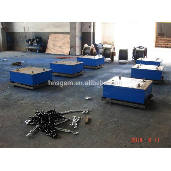 Manual Discharge Metal Separation Equipment , Roller Type Magnetic Separator For Iron