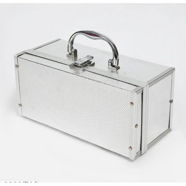 Elegant carrying storage aluminum case for hookah and shisha