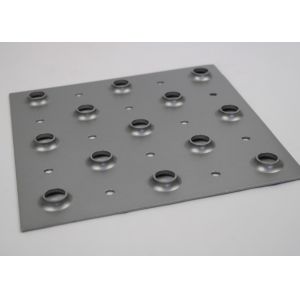 3.0mm Galvanized Perforated Metal Mesh 65% Open Rate Dimpled Sheet Gratings