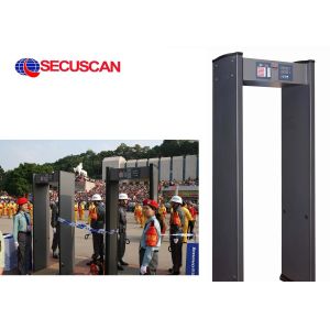 6 Pinpoint Zones Walk Through Metal Detector made in china with High performance