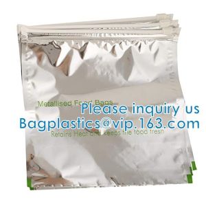 Metallized Zip Bags, Metallised Zip Pouch, Grab-and-go Snacking, Zipfoil, Multi-Purpose, Fridge Food Cover