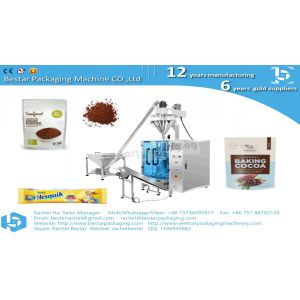 2kg salt gusset pouch weighing packaging machine with TTO printer BSTV-450DZ