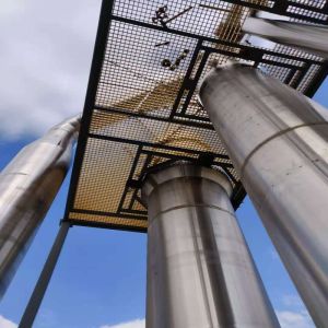 Stainless Steel 304 / 316 Forced Circulation Evaporator With Capacity 100-10000L