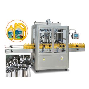Automatic Linear Type Piston 5l Jerrycan Engine Oil Filling Capping And Sealing