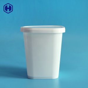 Cheap Customize Empty 103MM Plastic IML Cup With Printing Lid for sale