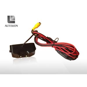 Rainproof Car Reverse Parking Camera System 2 Black Parking Sensors With 1