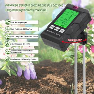 Comprehensive 6-in-1 Soil Detector: Your Ultimate Tool for Gardening & Plant