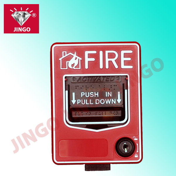Quality Conventional fire alarm 24V 2 wire manual call point key reset break glass wholesale