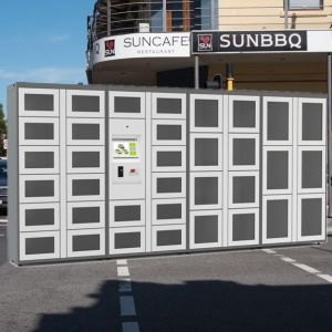 China Indoors Vending Lockers For Vegetable / Fresh Fruit / Egg / Glass Bottle 40S on sale