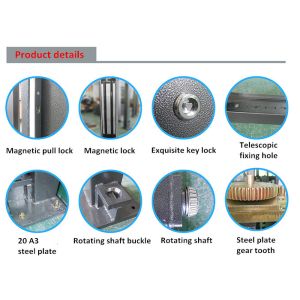 RFID Pedestrian Gate Access Control Advertising Door In Community