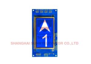 Cheap Blue Color LCD Display Elevator Components With Dot - Matrix Pi Slim Type for sale