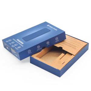 Embossing Electronics Packaging Box For Mobile Phone Case / Charging Treasure