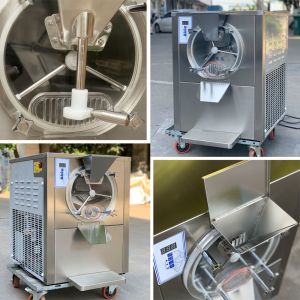 Commercial Ice Cream Making Machine 38-40L/H Capacity R22/R410A/R404A Refrigeran