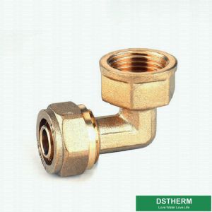 China Screw PEX Brass Fittings Wall Plated Reducer Threaded on sale