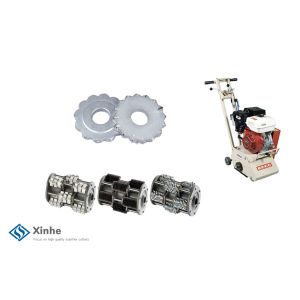 8 Spikes Scarifier Parts 8PT Tungsten Carbide Tct Cutters On Drum Assembly