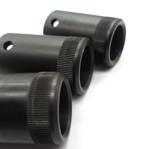 Black CNC Machining Parts Customized CNC Milled Parts High Precision